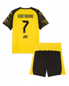Billige Fotballdrakt Borussia Dortmund Jobe Bellingham #7 Replika Hjemmedraktsett Barn 2025-26 Kortermet (med bukser)